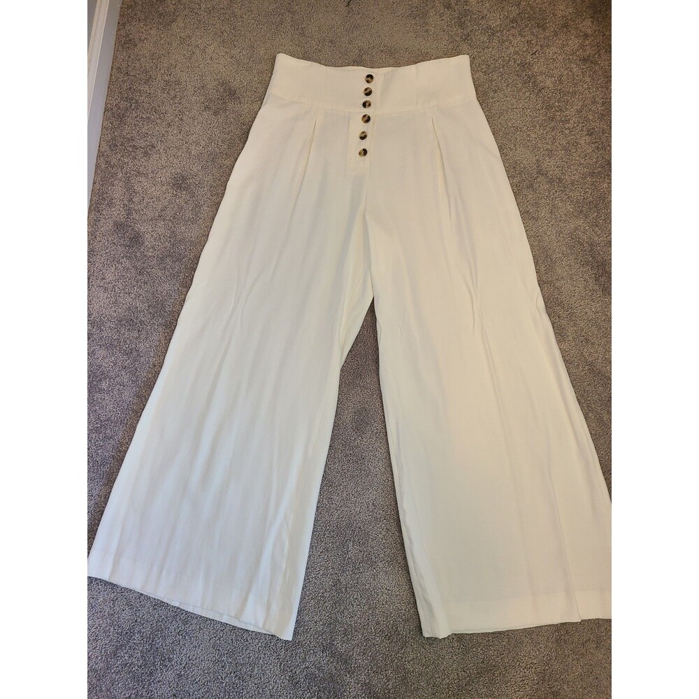 Gianni Bini Cream Wide Leg Pants